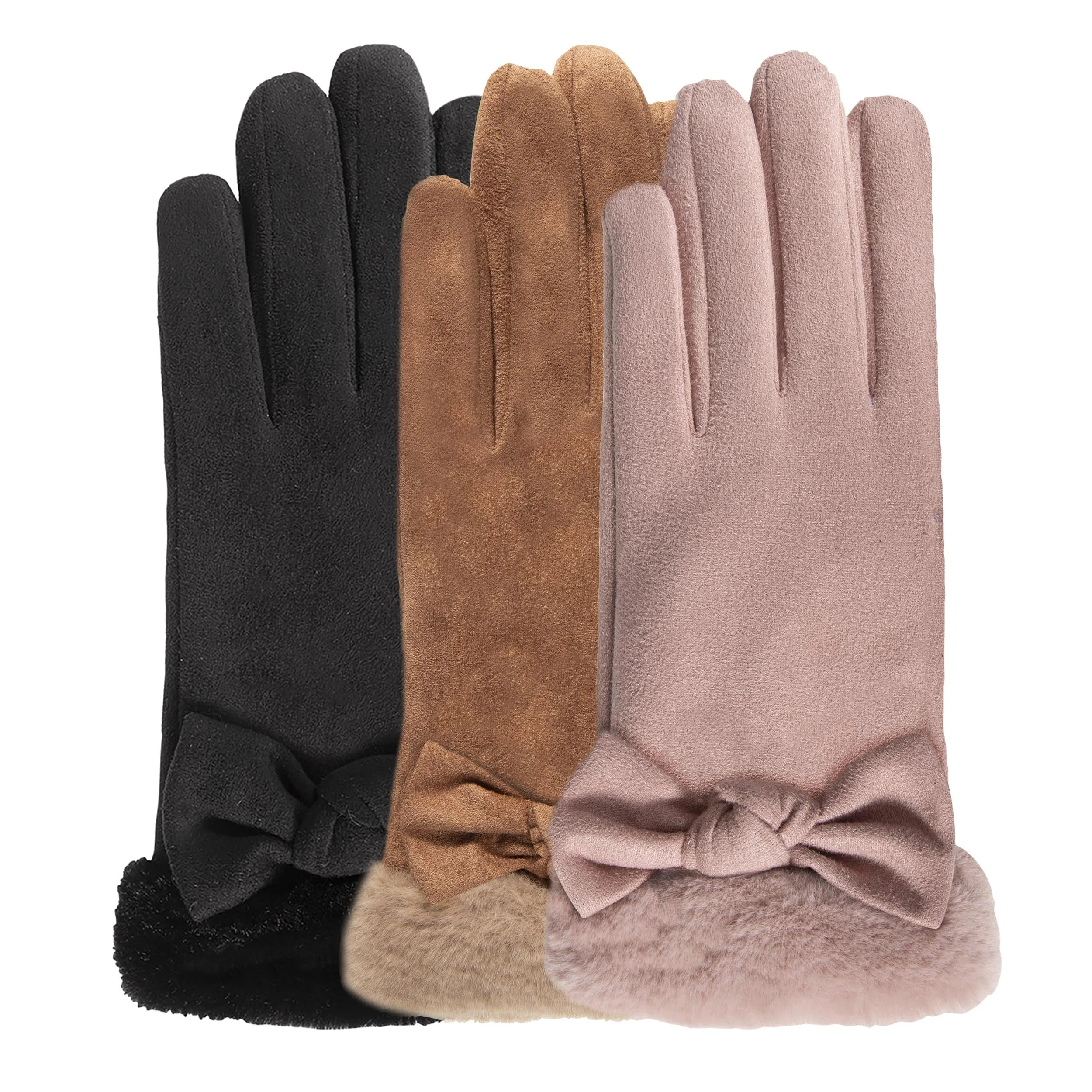 Gants Femme Ultra chaud Tactiles Noir