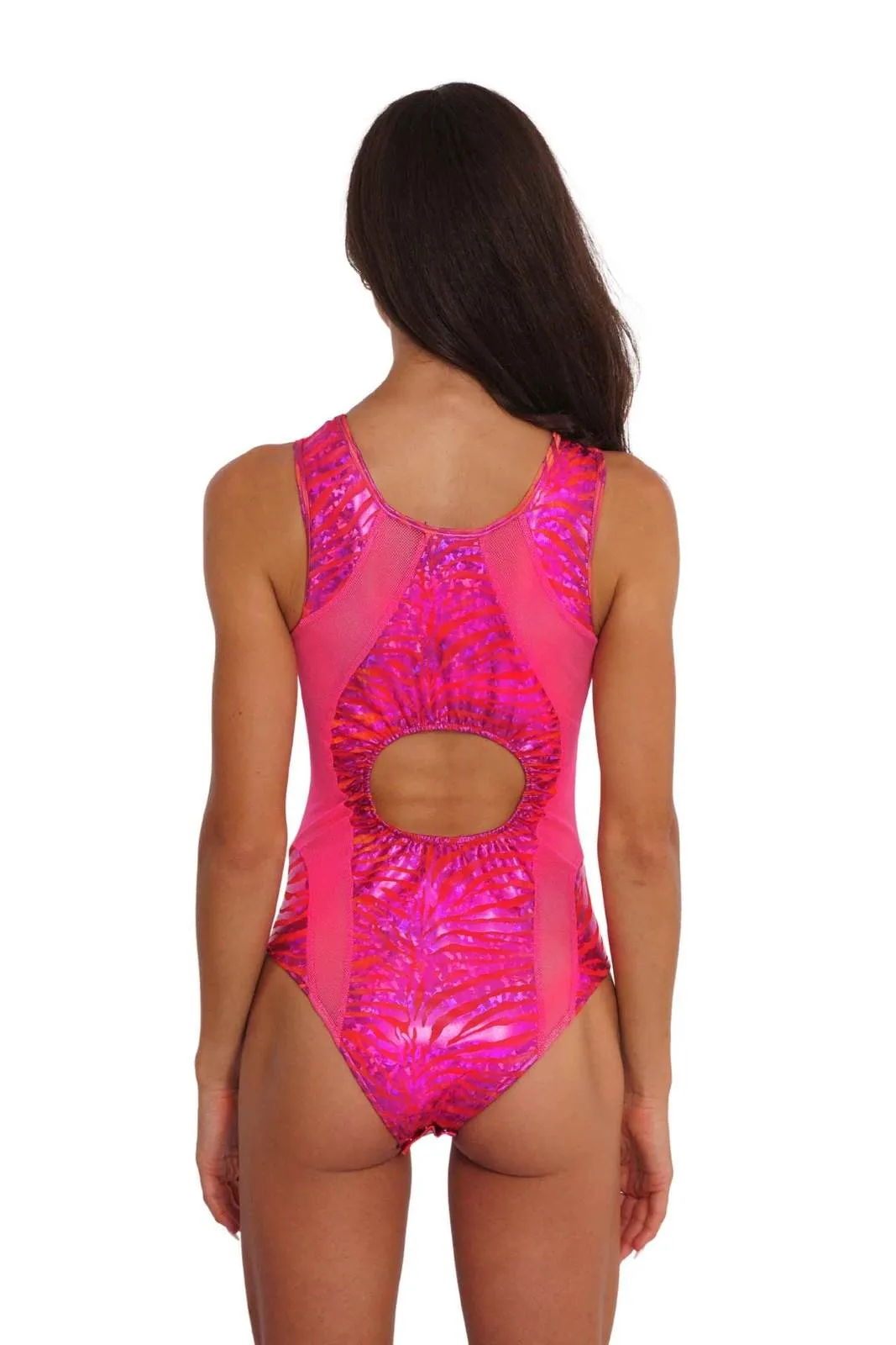 Gemini Pink Rave Bodysuit - Cyber Tiger