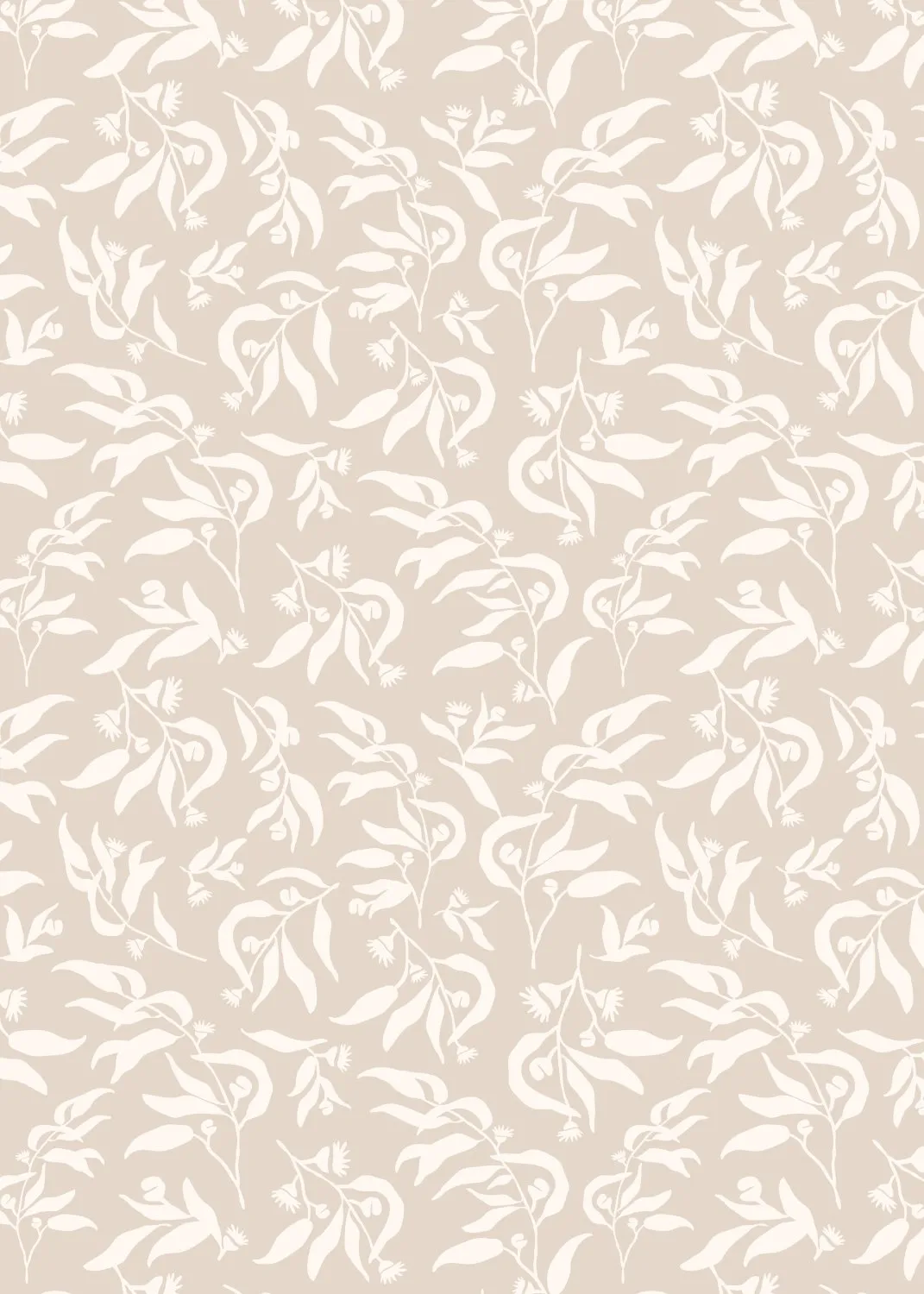 Grey Eucalyptus Gift Wrap