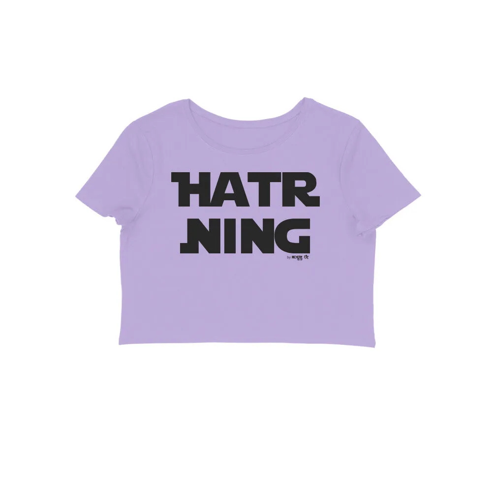 Hatr Ning - Kannada Crop Top