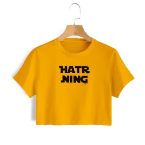 Hatr Ning - Kannada Crop Top