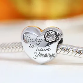 Heart & Clover Charm 799364C00