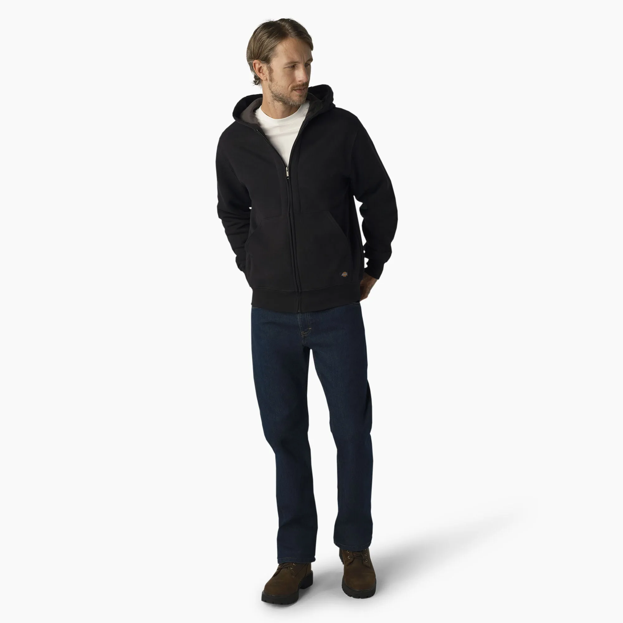 Hoodie - Dickies Thermal Lined Full-Zip Fleece Hoodie, TW482