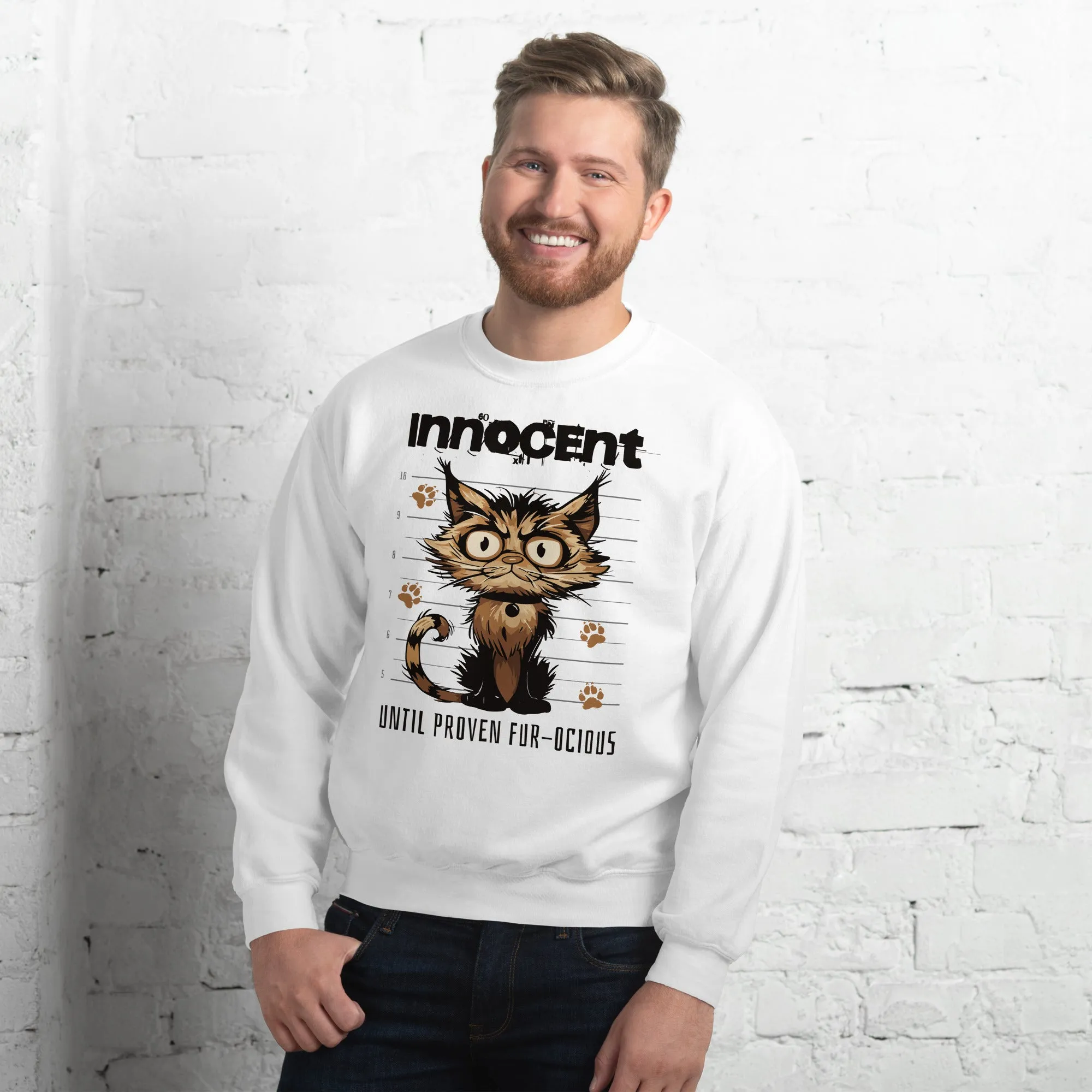 Innocent Cat Unisex Sweatshirt