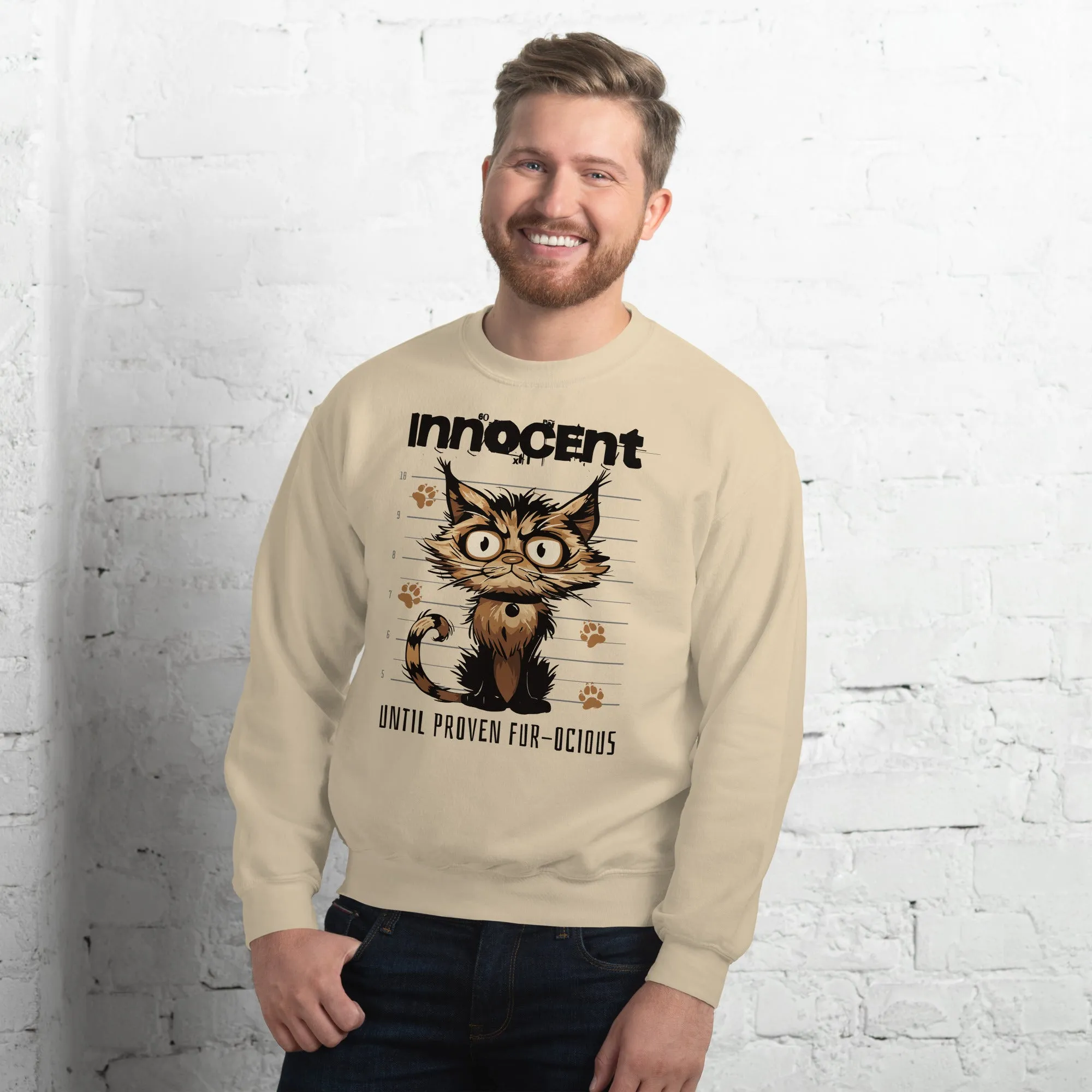 Innocent Cat Unisex Sweatshirt