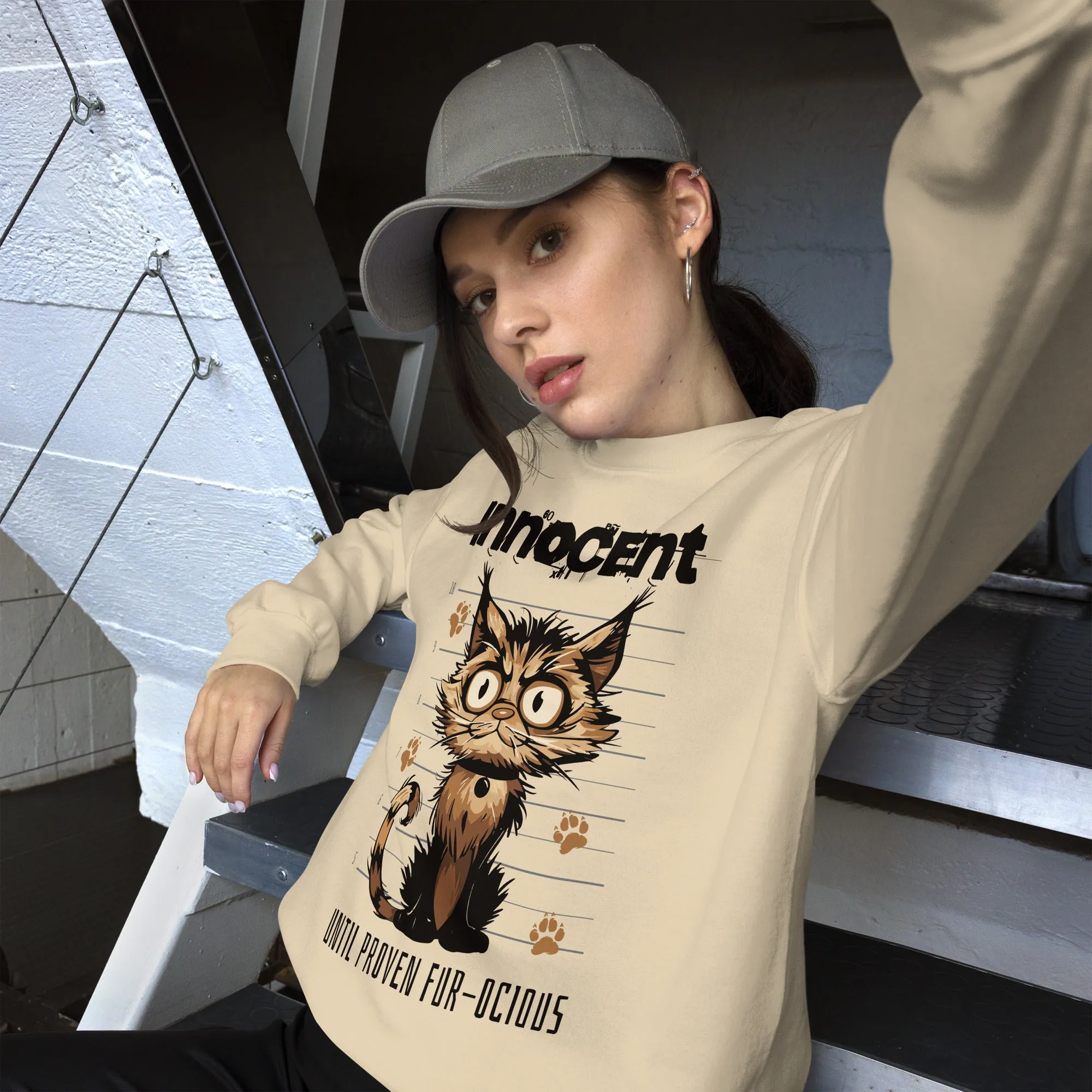 Innocent Cat Unisex Sweatshirt