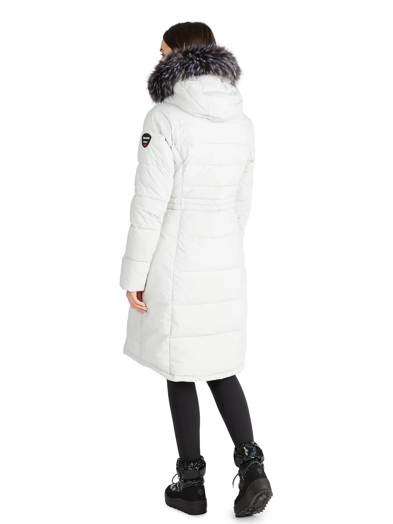 Jupiter Women's Puffer Jacket w/ Faux Fur Trim