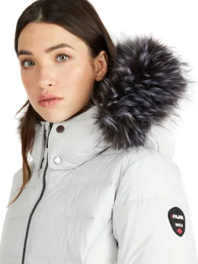 Jupiter Women's Puffer Jacket w/ Faux Fur Trim