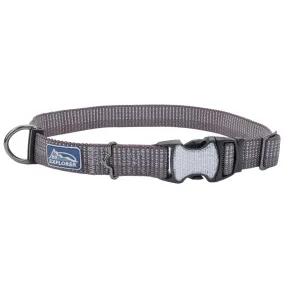 K9 Explorer Brights Reflective Adjustable Dog Collar, Grey X-Small