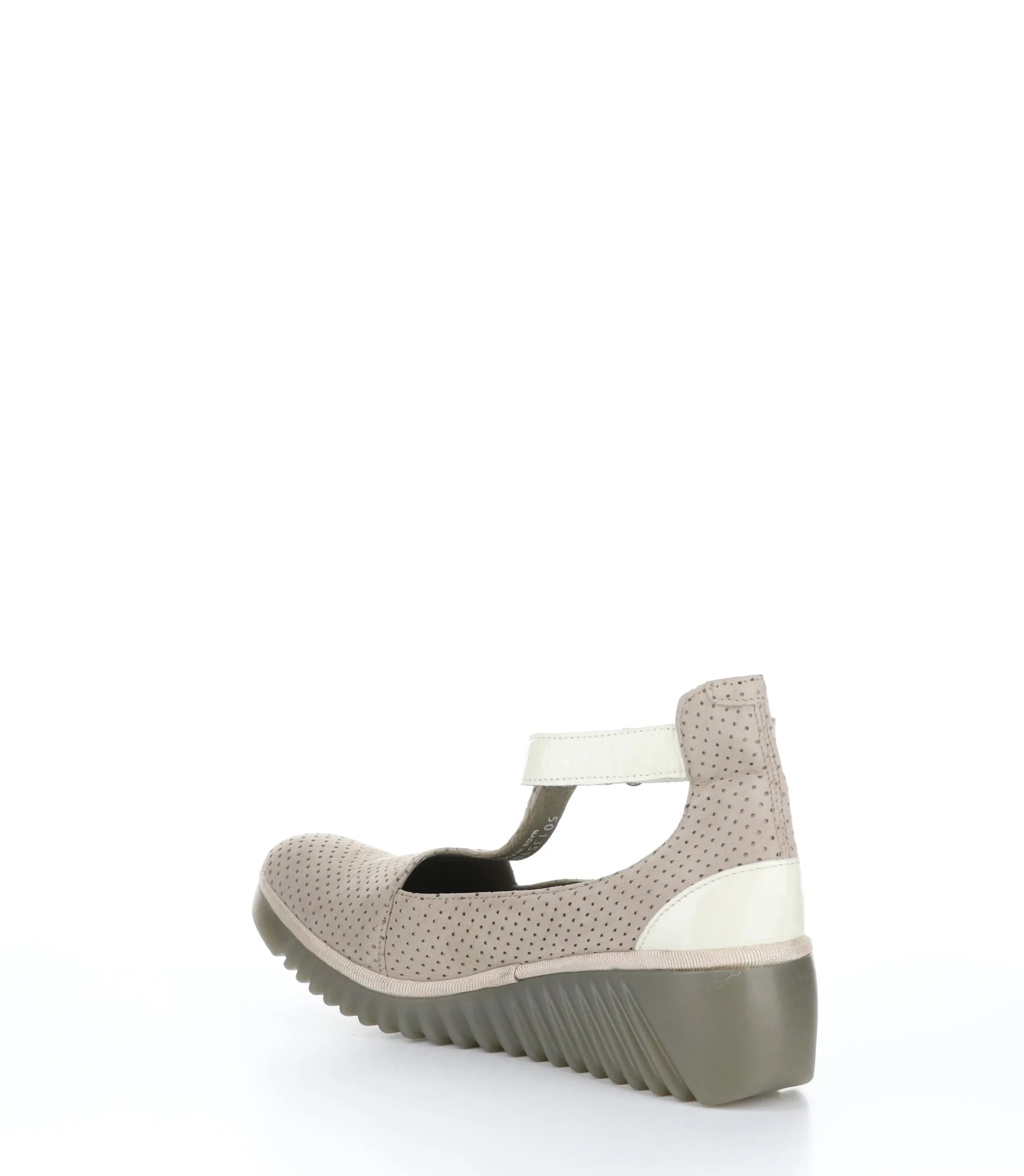 LEDA359FLY CONCRETE/OFFWHT Wedge Shoes