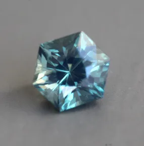 Loose 1.07 Ct Hexagon Teal Sapphire