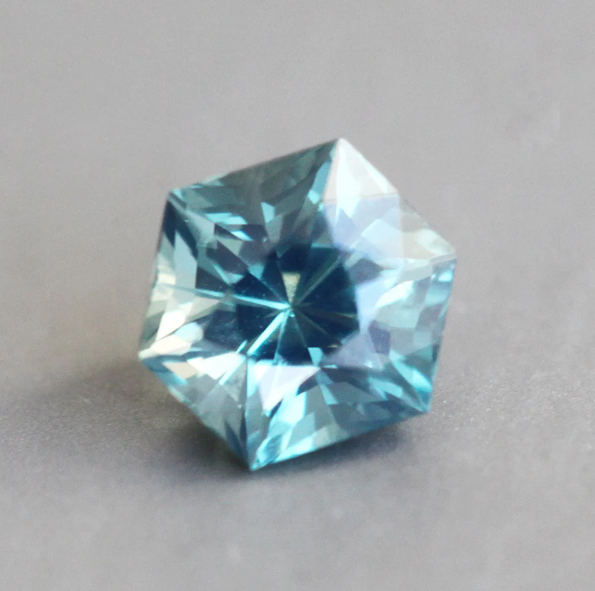 Loose 1.07 Ct Hexagon Teal Sapphire