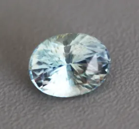 Loose 2.56 Ct Oval Mint Green Sapphire