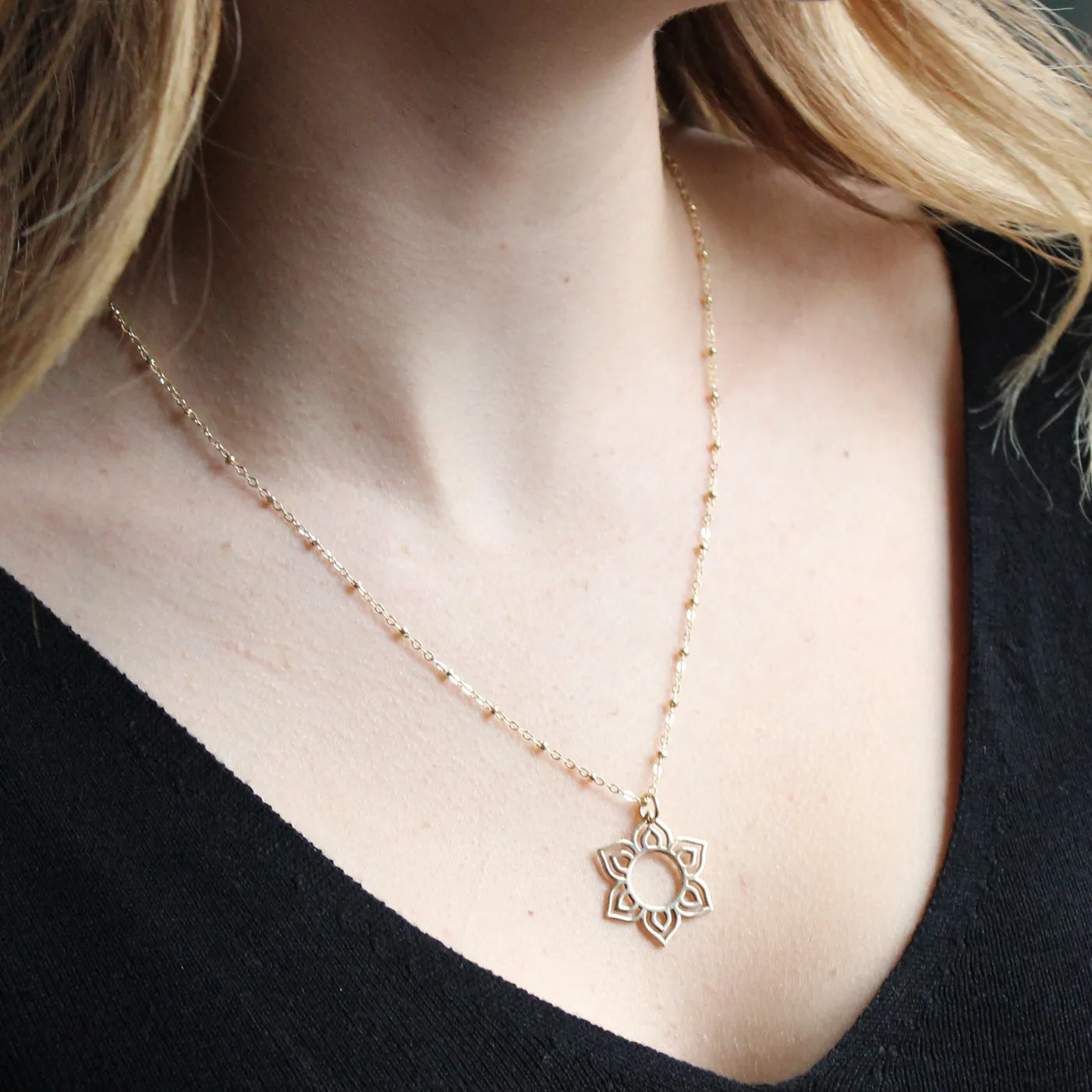 Lotus Flower Necklace