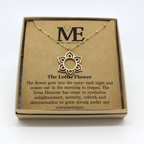 Lotus Flower Necklace