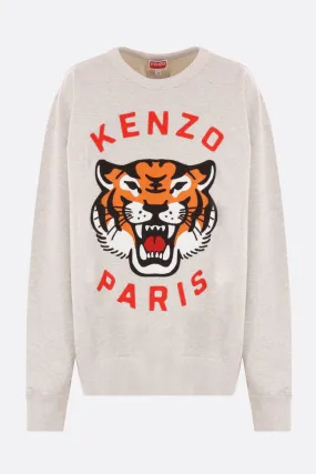 Lucky Tiger jersey oversized sweatshirt