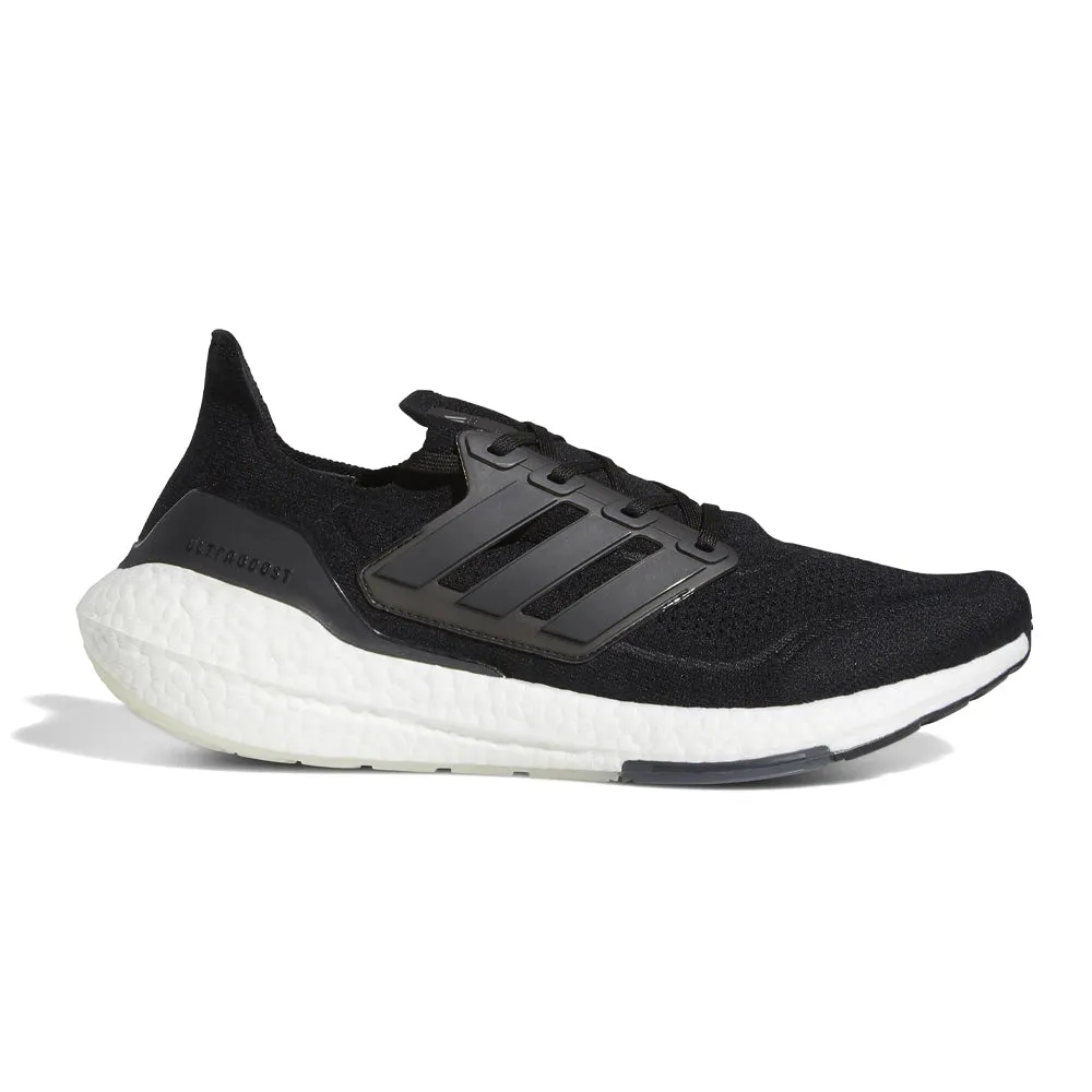 Men's Adidas Ultraboost 21, Core Black/Core Black/Grey Four, 8 D Medium