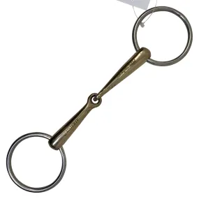 MetaLab Albacon Loose Ring Snaffle Bit in German Silver/Stainless Steel - 5 3/4