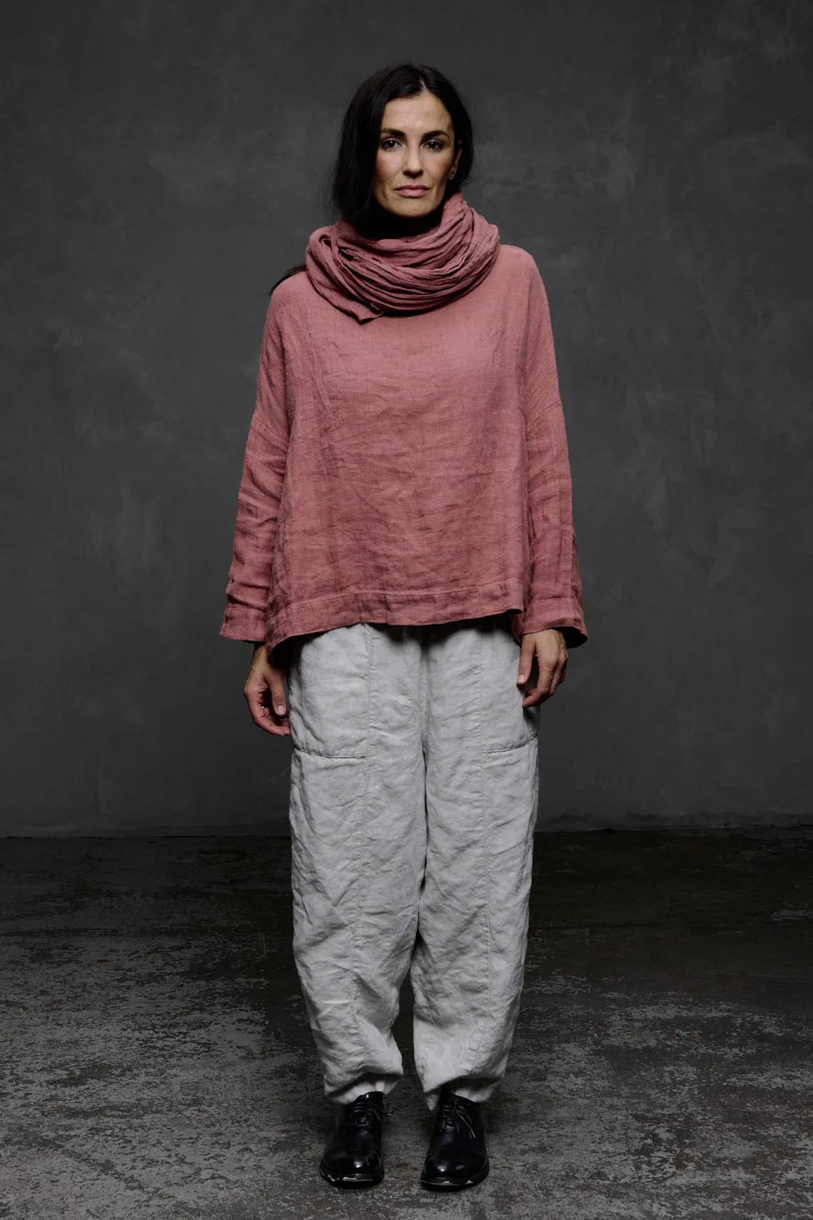 Metta - Frankie Peg Pant - Mid Weight Linen