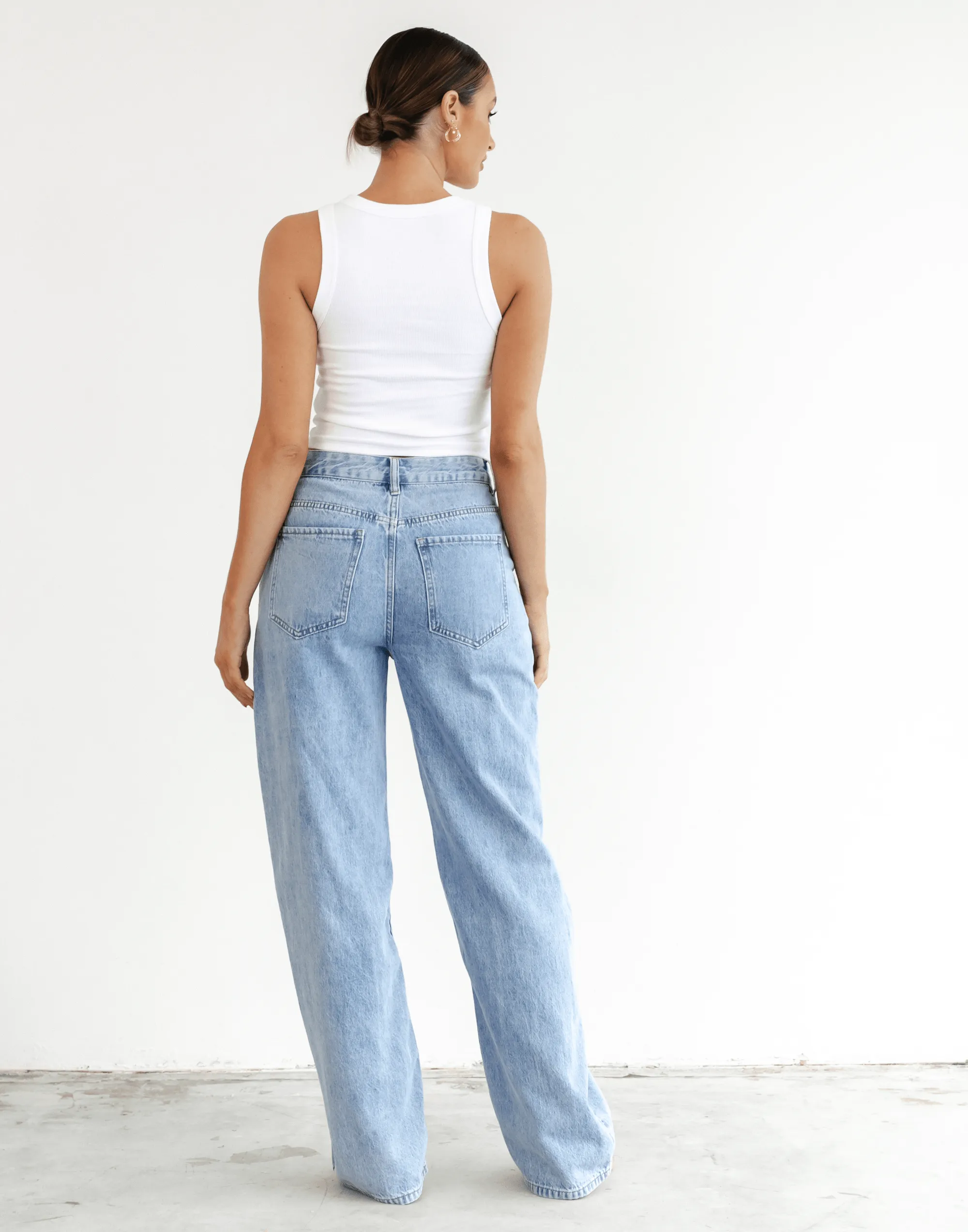 Montana Wide Leg Jeans (Blue)