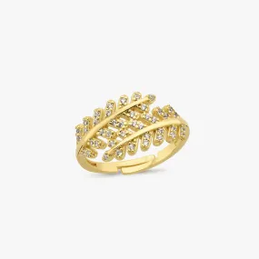 Olive Branch Ring | 14K Gold Vermeil