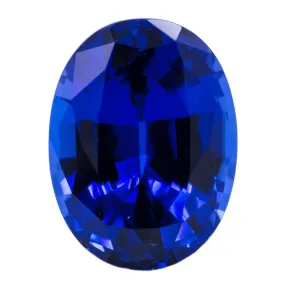 Oval FAB Lab-Grown Blue Sapphire Gems