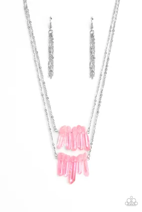 Paparazzi Crystal Catwalk - Pink Necklace