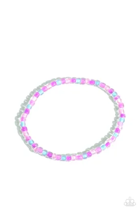 Paparazzi GLASS is in Session Pink Bracelet