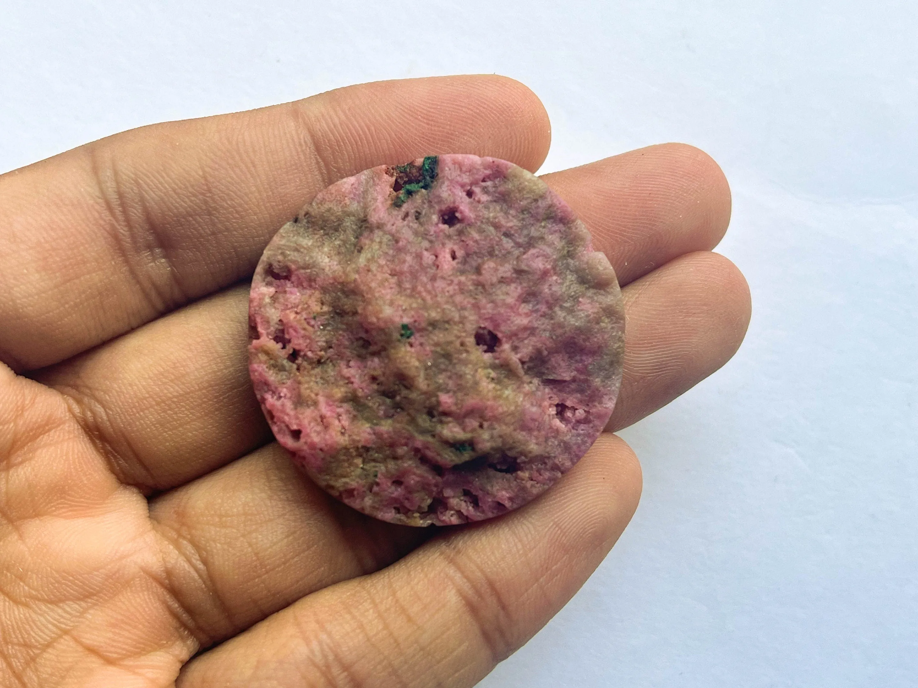 pink cobalto calcite Druzy Cabochons