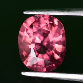 Pink Spinel | natural, paradise pink color, cushion cut *8.5x7 mm, *2ct