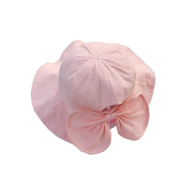 Princess Big Bow Kids Bucket Hat