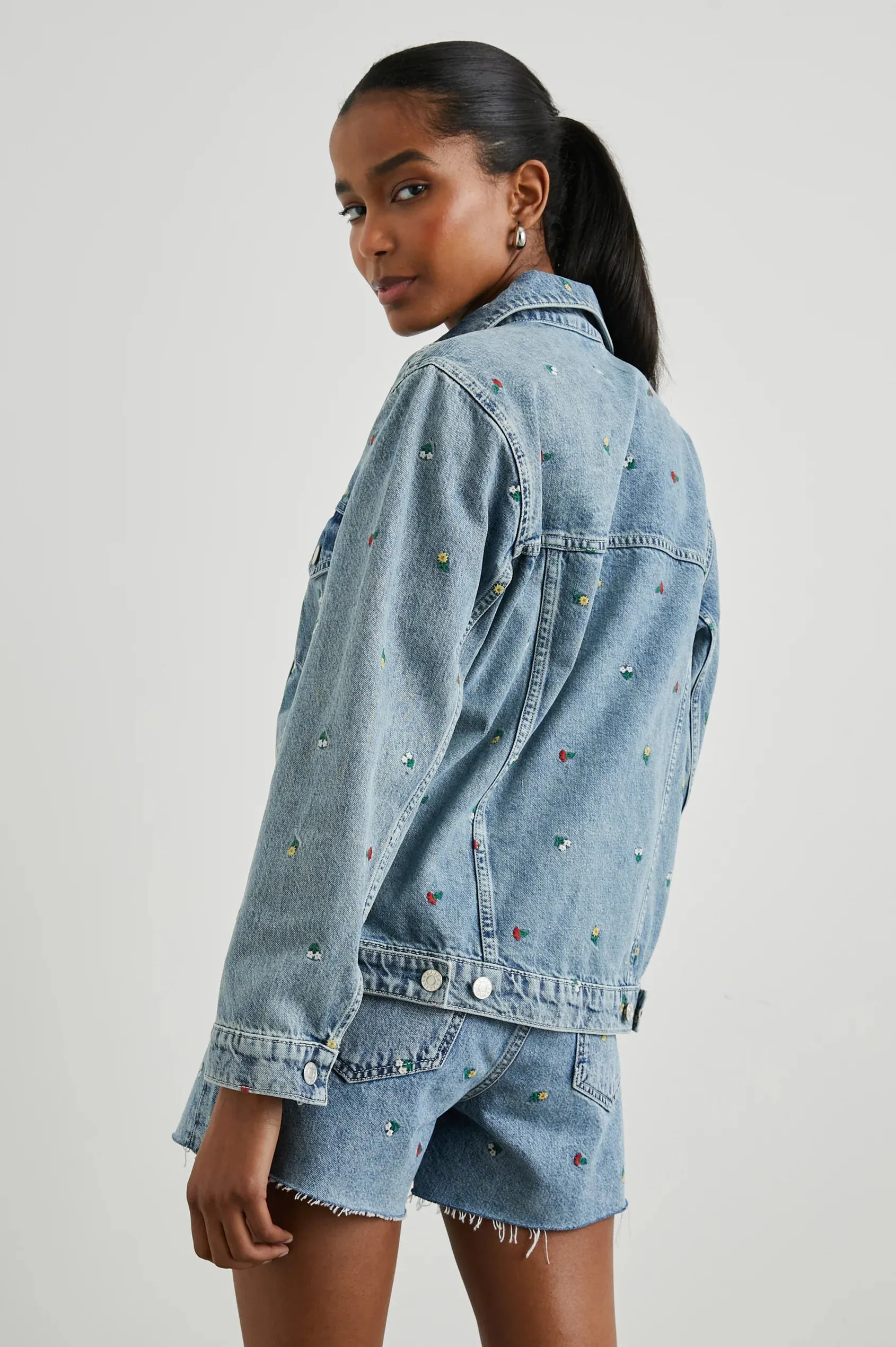 *RAILS Grove Boyfriend Trucker Jacket Flower Field*