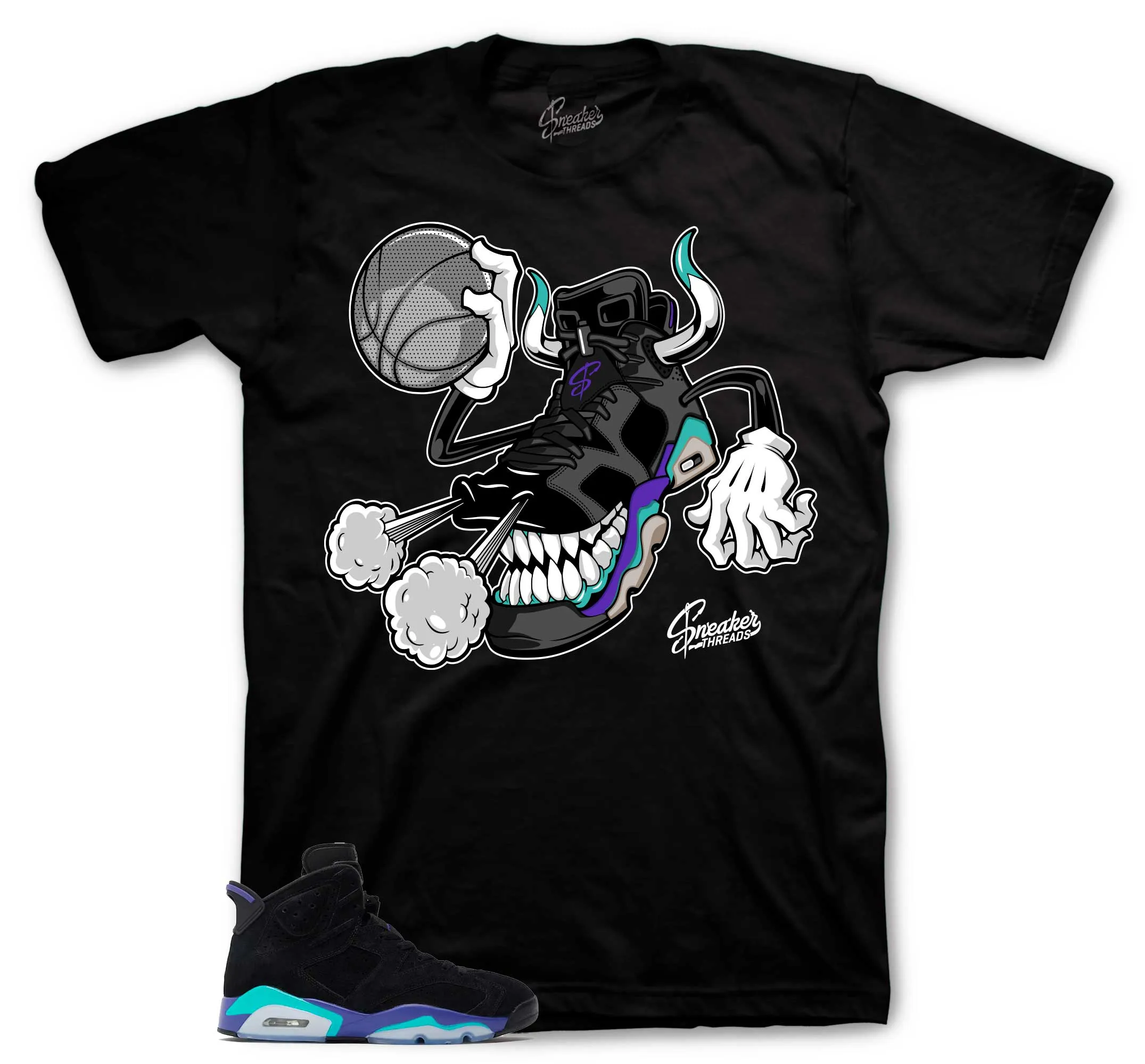 Retro 6 Aqua Fly Kicks Shirt