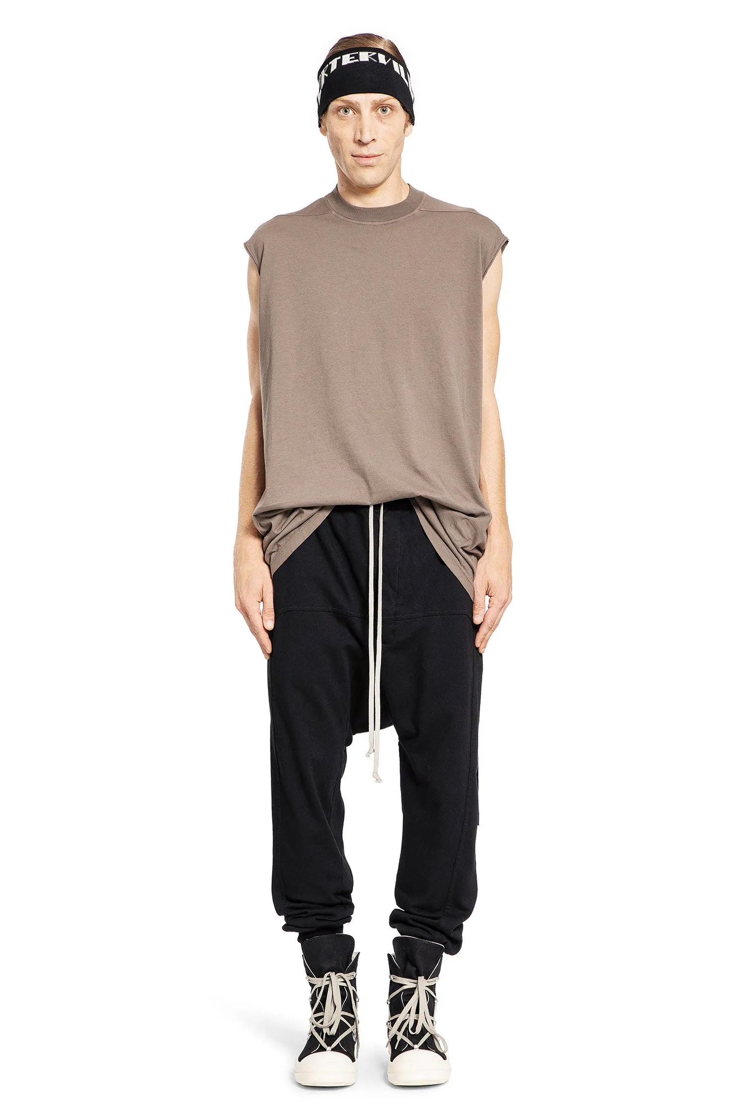 RICK OWENS DRKSHDW MAN BLACK TROUSERS