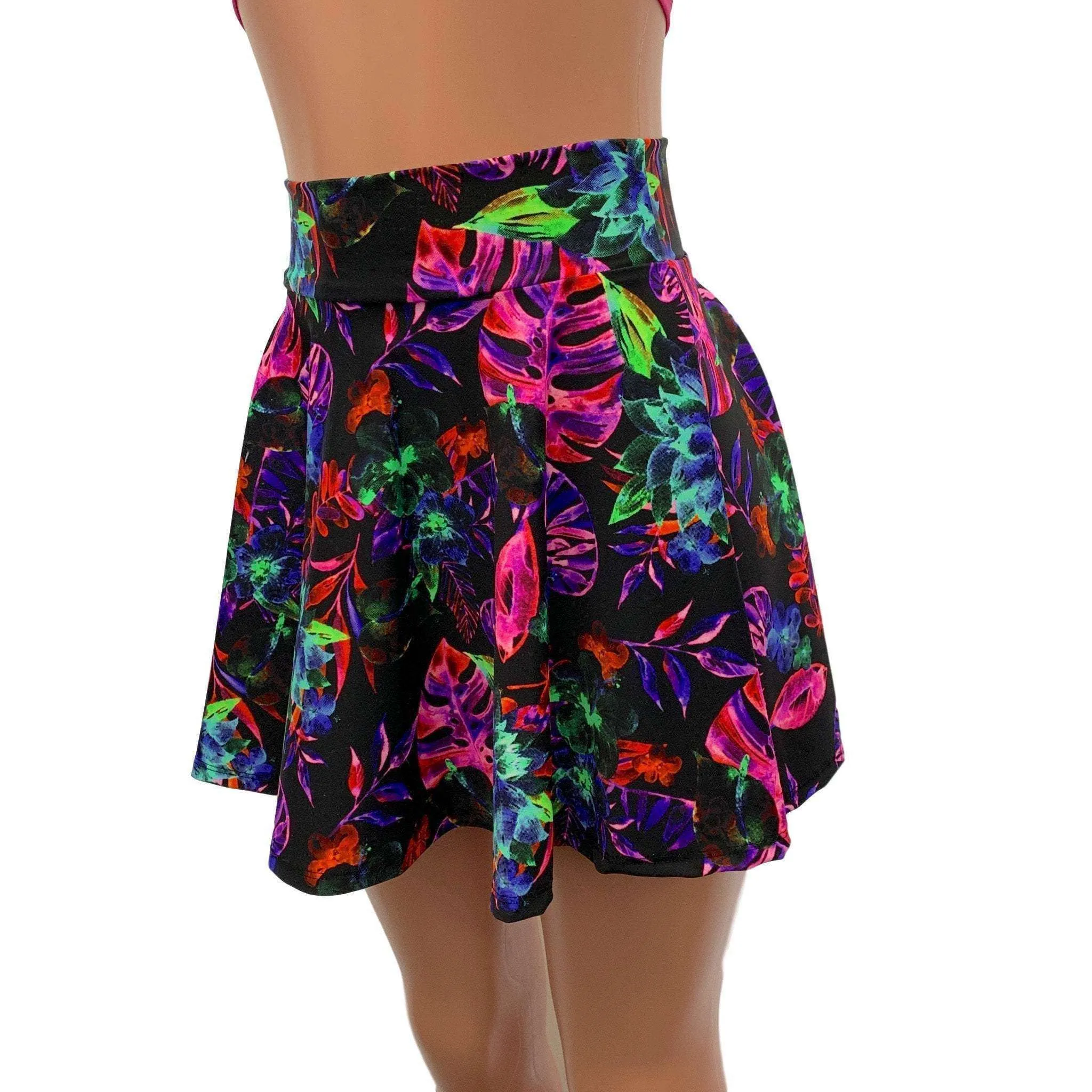 SALE - Skater Skirt - Tahiti Neon