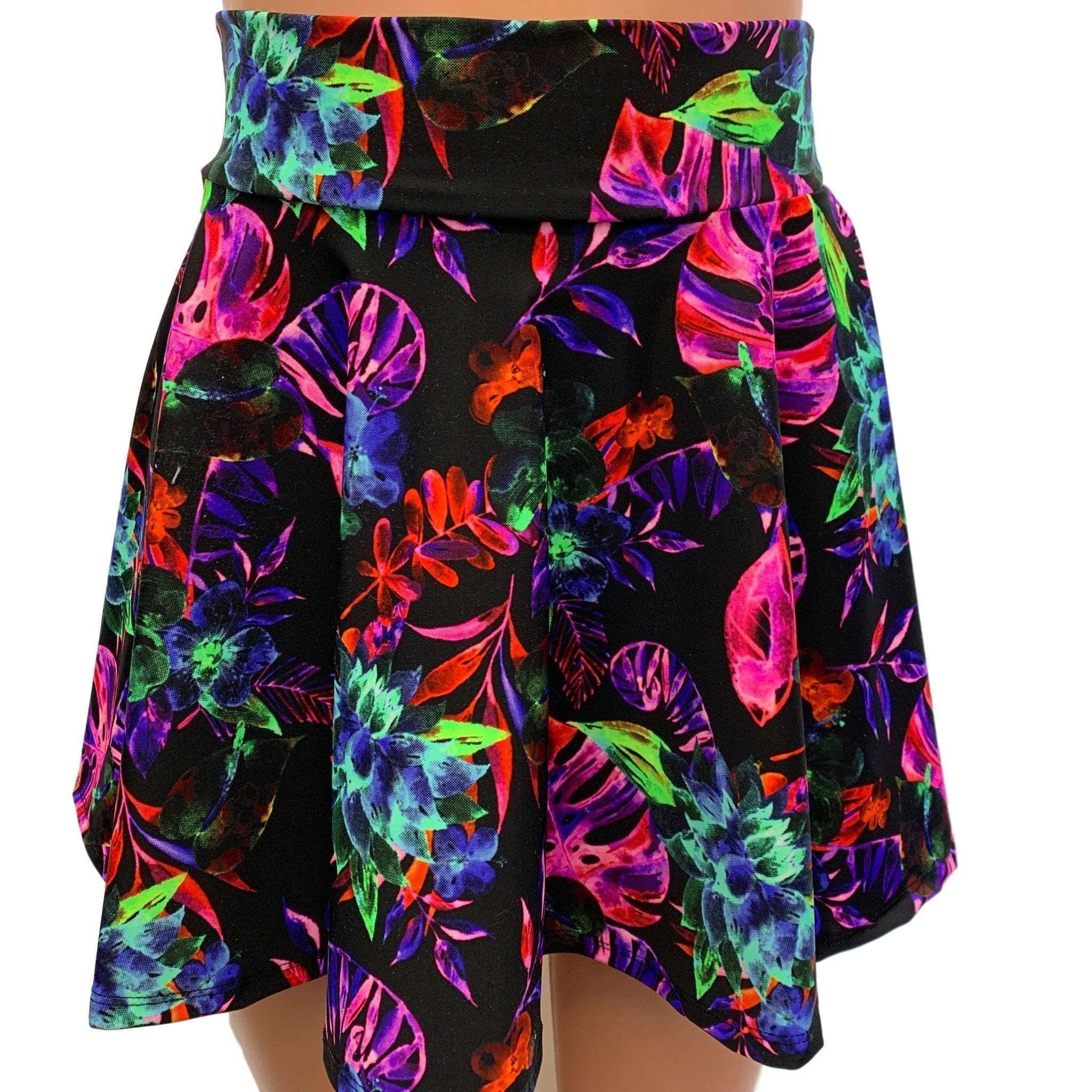 SALE - Skater Skirt - Tahiti Neon