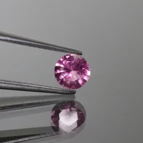 Sapphire | natural, pink, round cut 5 mm, VS 0.5 ct