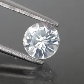 Sapphire white (colourless) round VS 5mm 0.5 ct