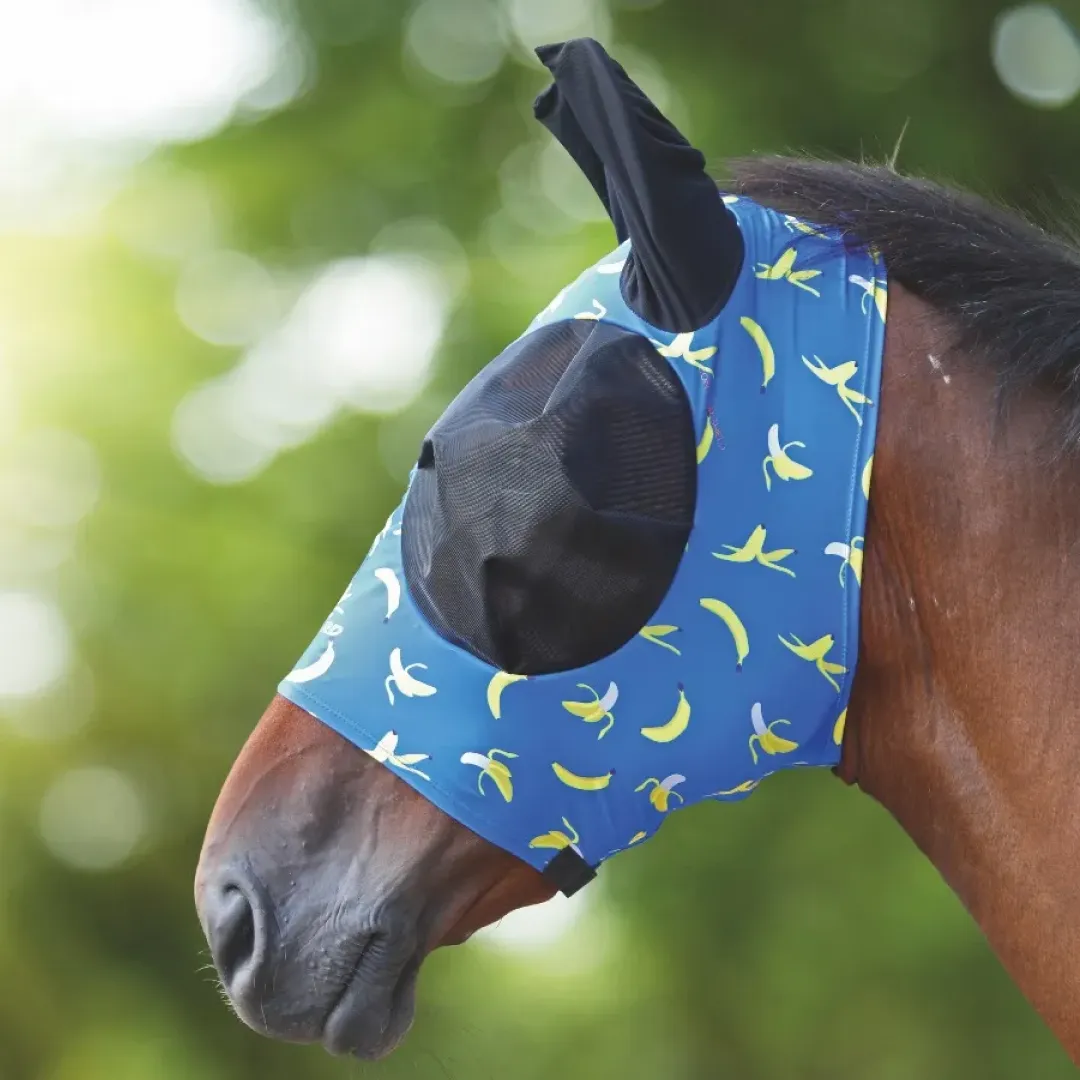 Shires Fruit Print Stretch Fly Mask