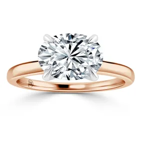 Siobhan - 18ct Rose Gold - Oval