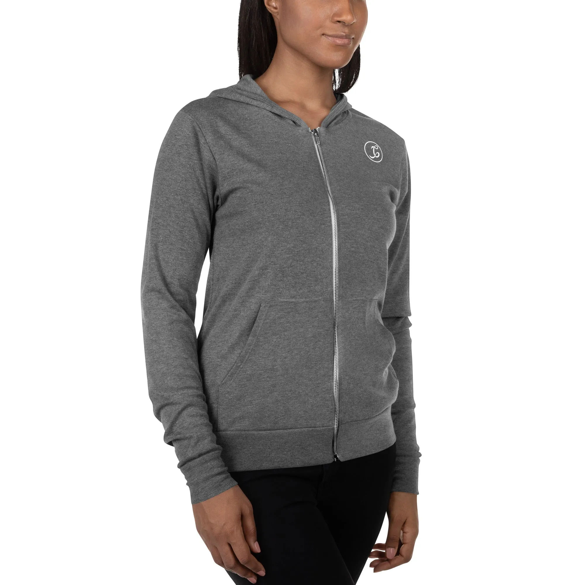 Slim Line Lightweight Zip Up Hoodie – Signature Series