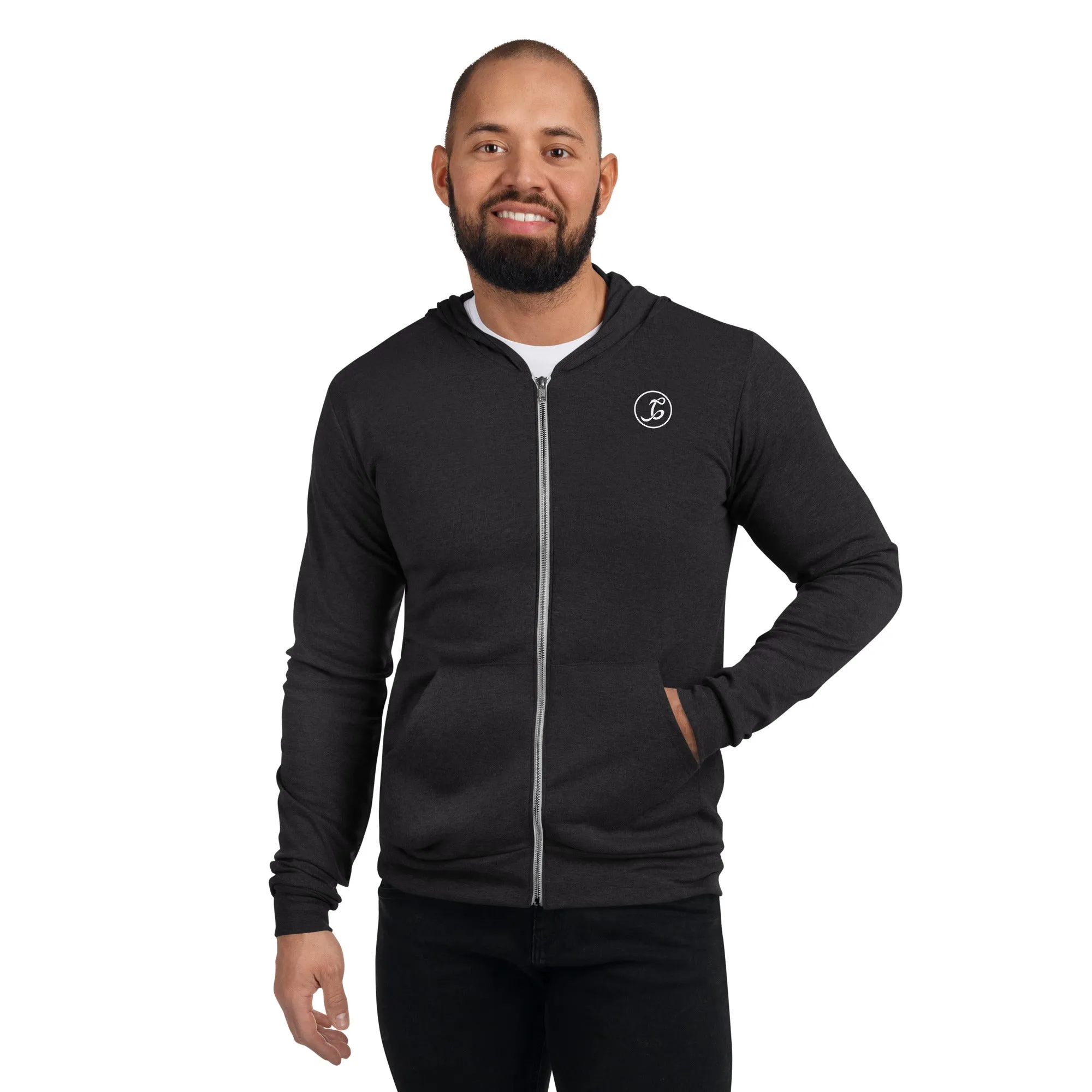 Slim Line Lightweight Zip Up Hoodie – Signature Series