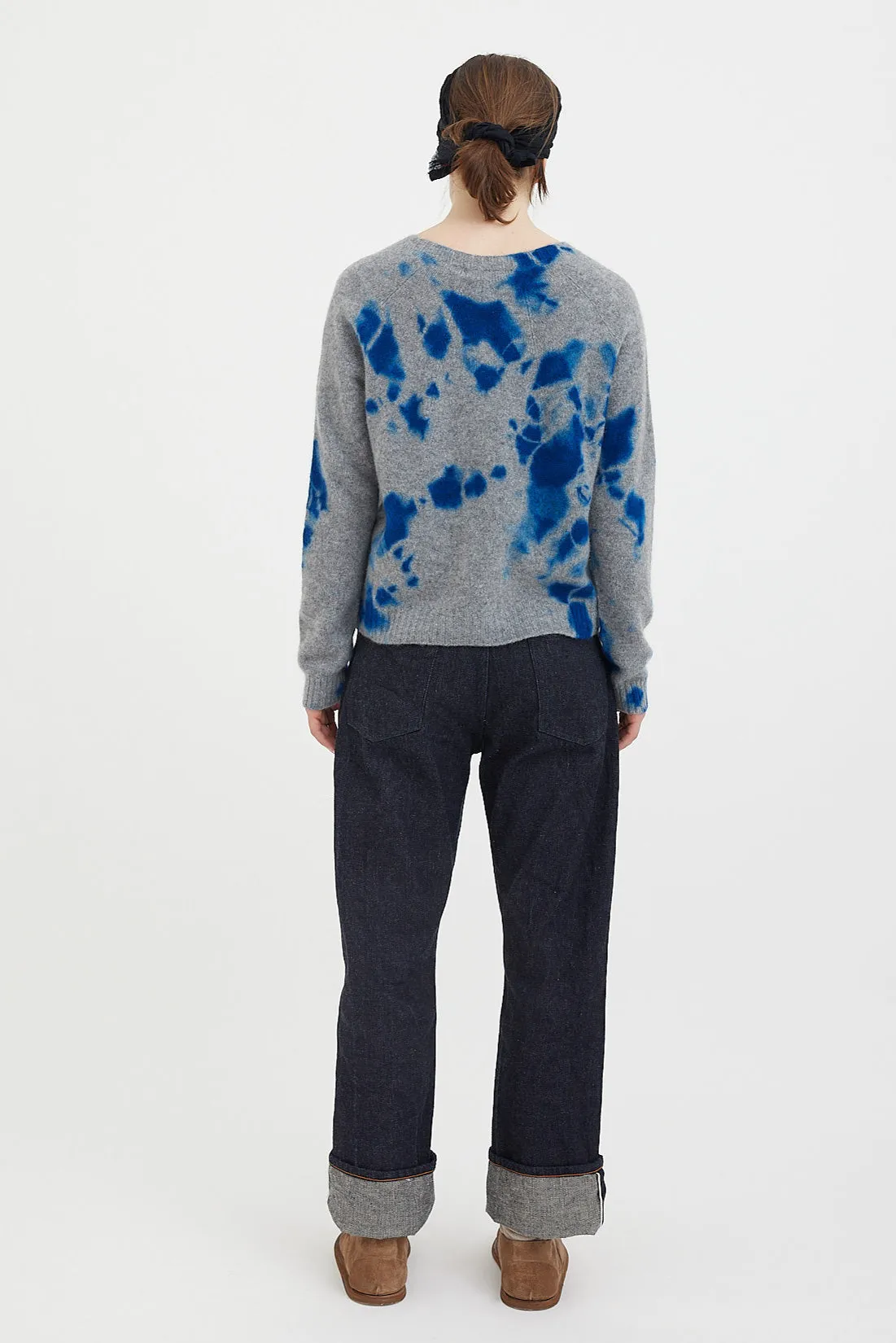 Suzusan - Shibori Cashmere Seamless Short Pullover