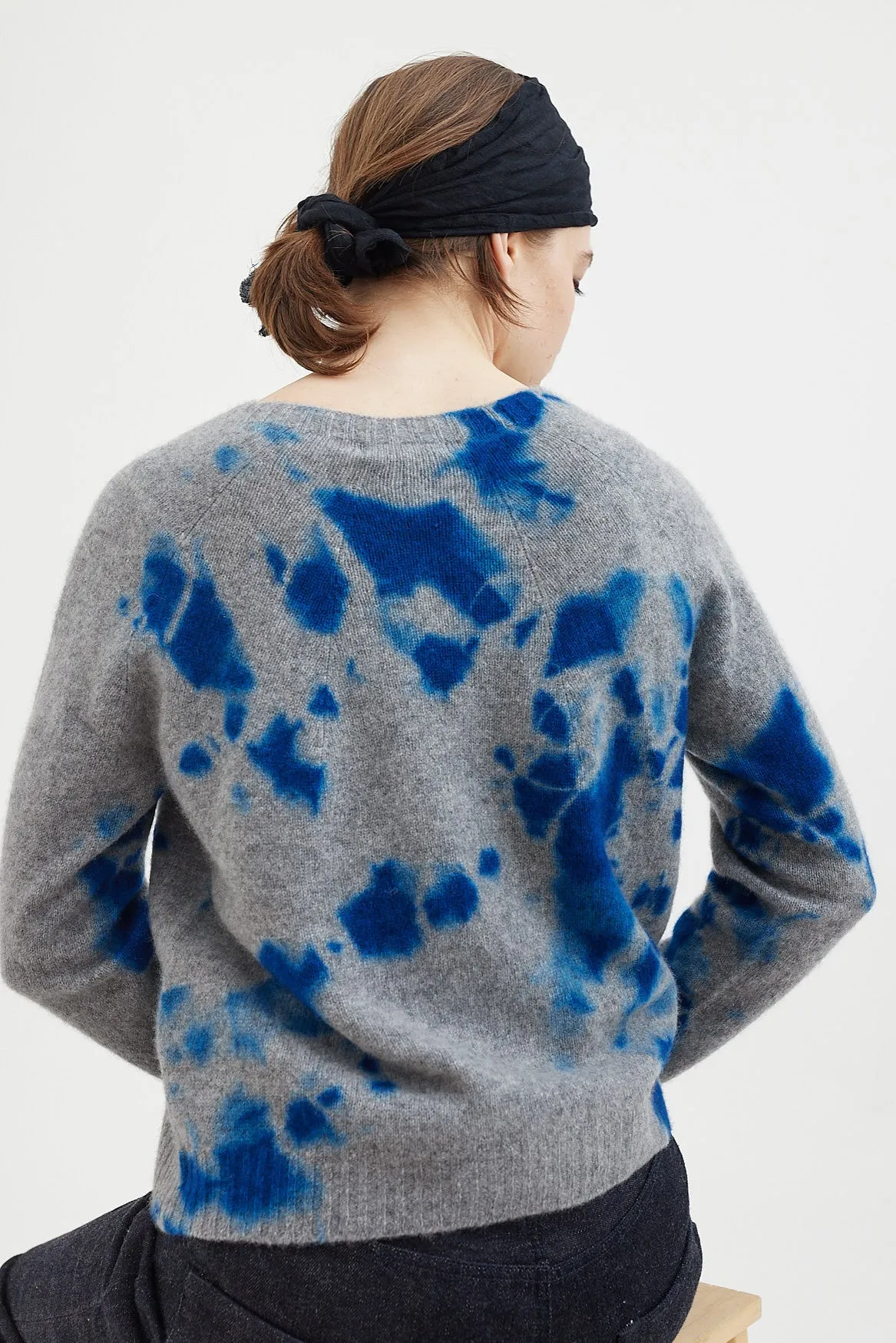 Suzusan - Shibori Cashmere Seamless Short Pullover