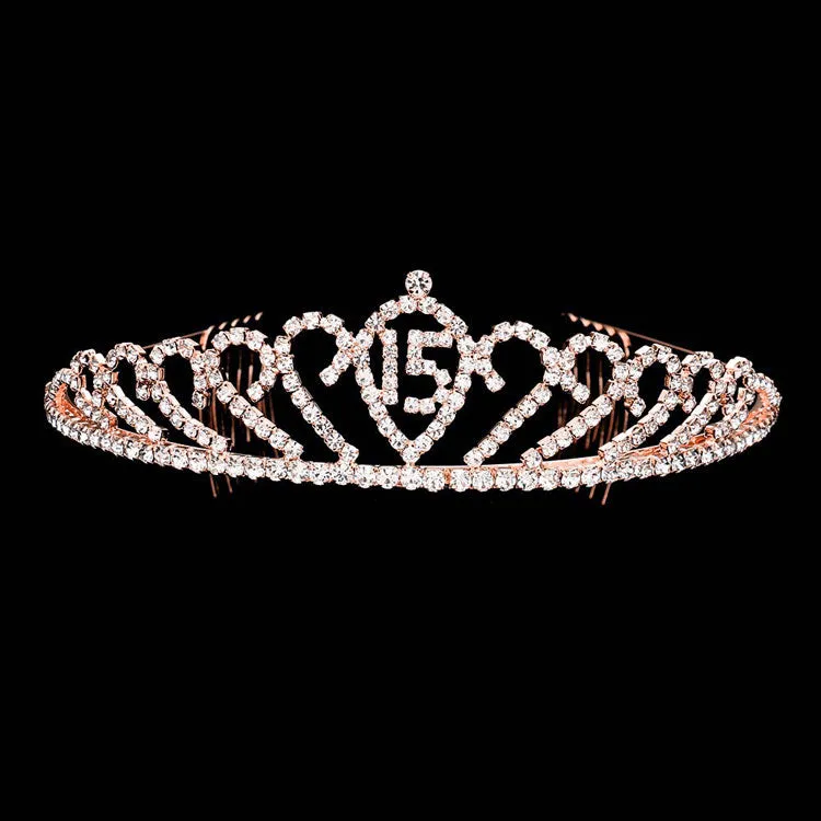 Sweet 15 Rhinestone Princess Tiara