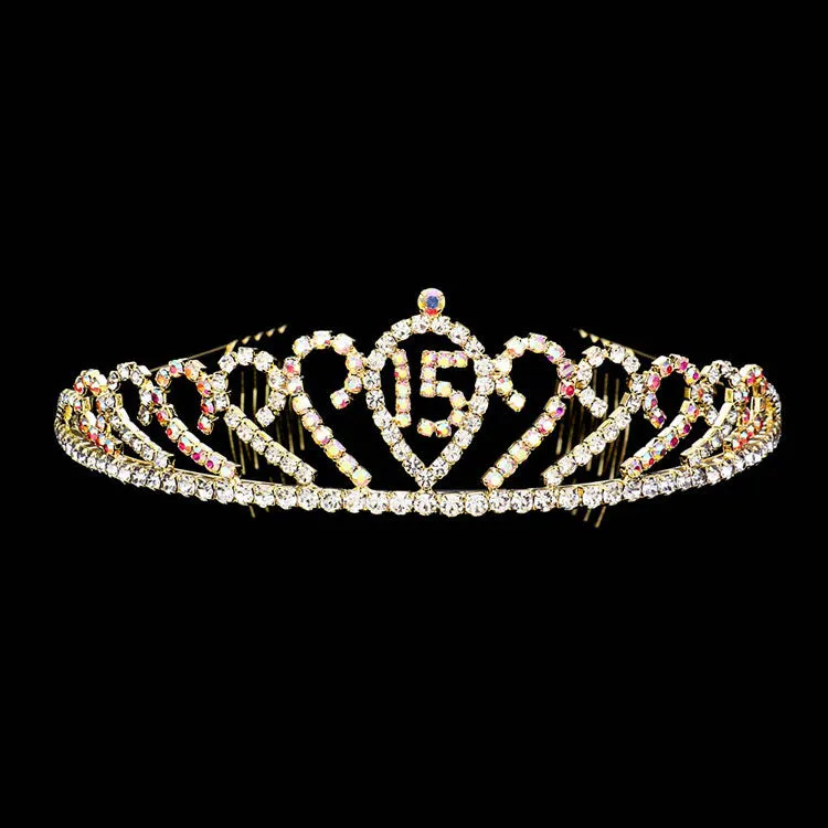 Sweet 15 Rhinestone Princess Tiara