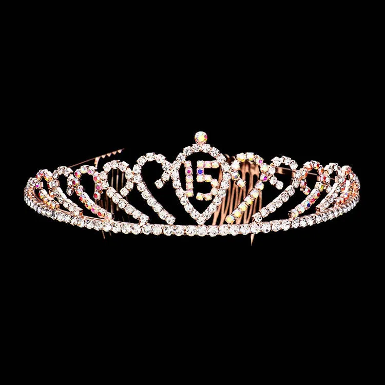 Sweet 15 Rhinestone Princess Tiara