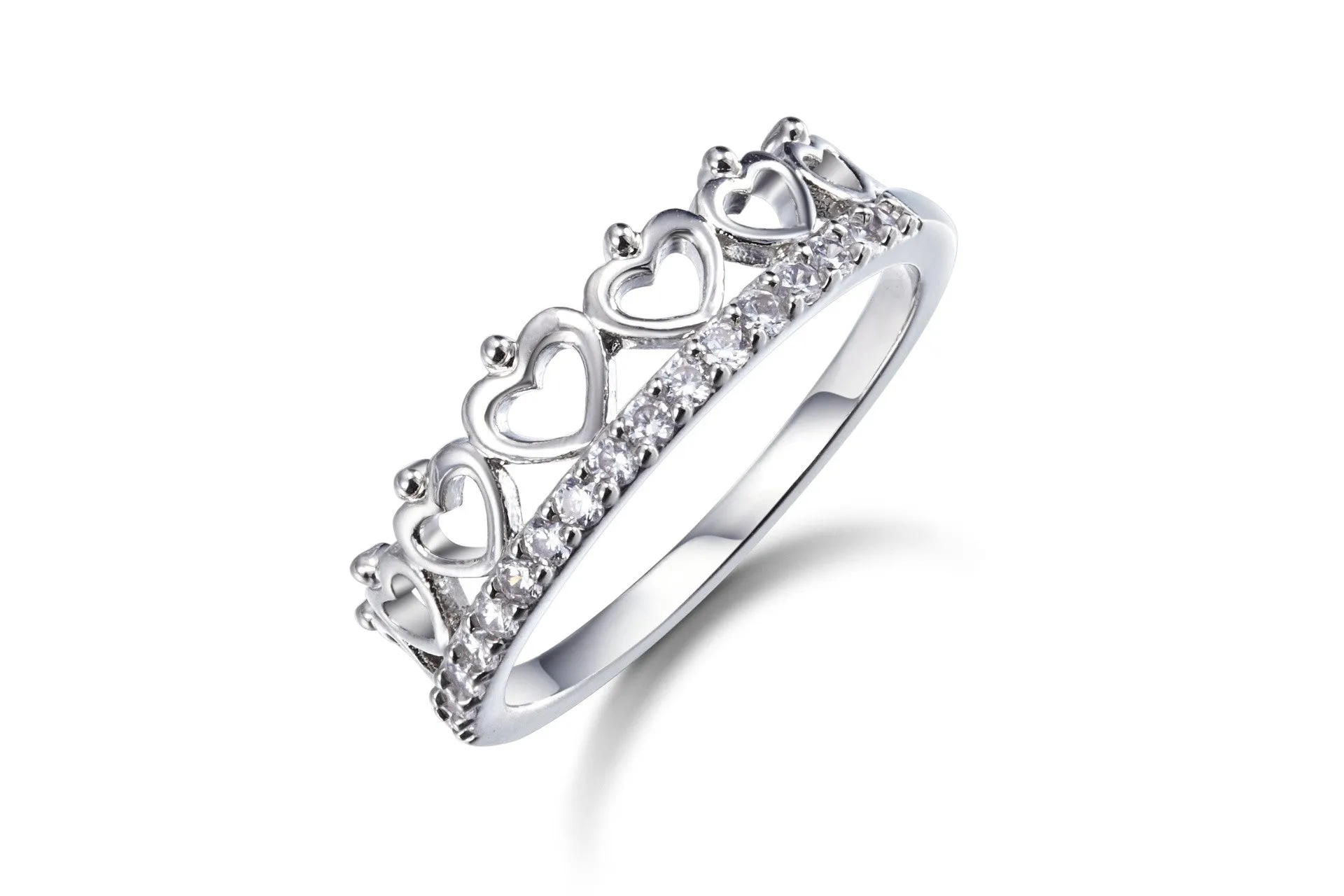 The crown hearts ring