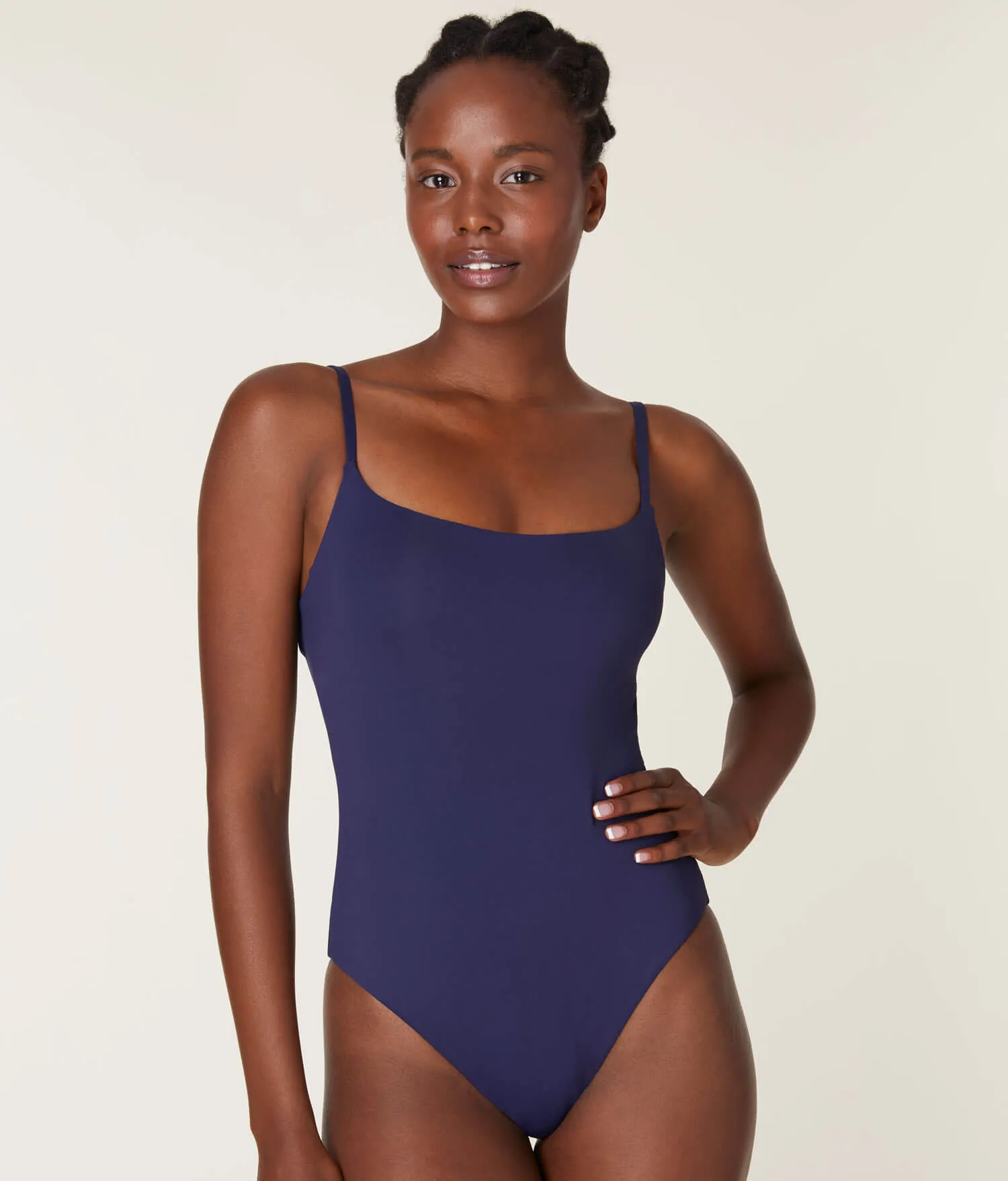 The Jetties One Piece - Flat - Navy - Long Torso