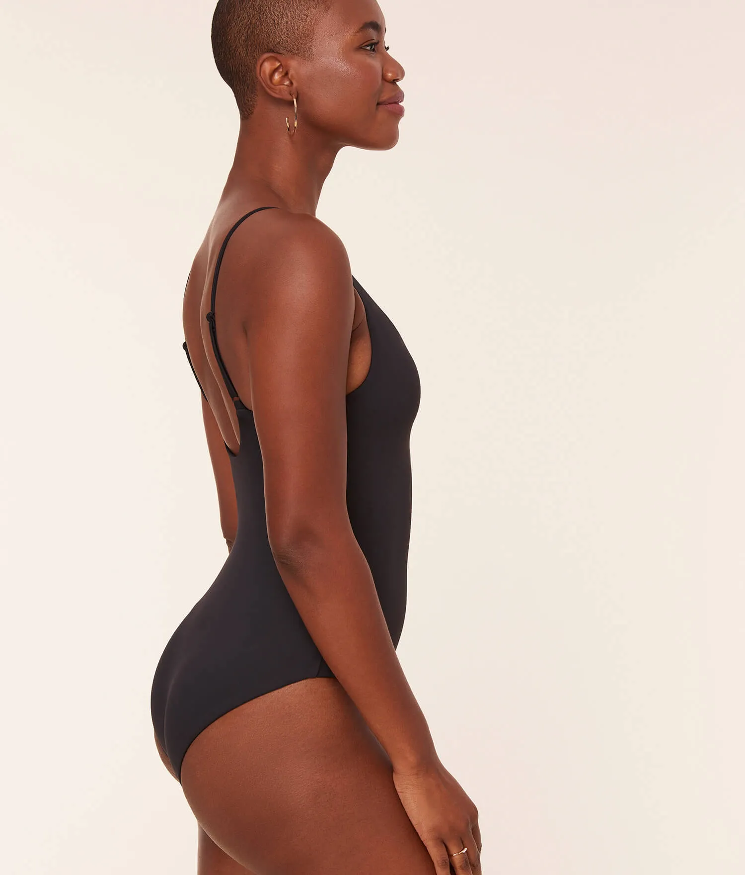 The Romana One Piece - Eco Nylon - Black - Classic